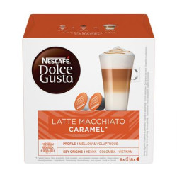 Kvov kapsule, 8x2 ks,  NESCAF DOLCE GUSTO "Latte Macchiato", karamelov