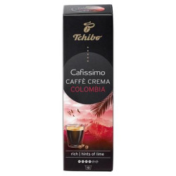 Kávové kapsule, 10 ks, TCHIBO "Cafissimo Caffé Crema Colombia"