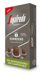 Kvov kapsule, 10 ks, SEGAFREDO Espresso - do kvovarov Nespresso, biologicky rozloiten
