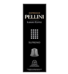 Kvov kapsule, do kvovarov Nespresso, 10 ks, PELLINI "Supremo"