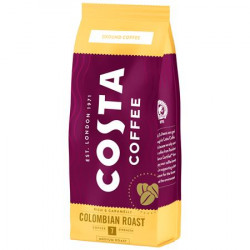 Káva, pražená, mletá, 200 g, COSTA "Colombian Roast"