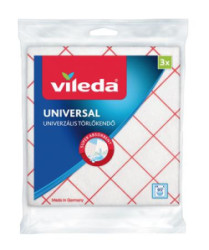 istiaca utierka, 34x36 cm, 3 ks, VILEDA "Universal", bielo-erven