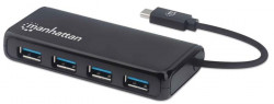 USB-C HUB, 4 x USB 3.2 port, MANHATTAN