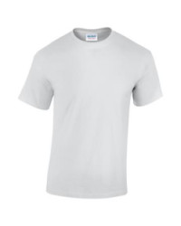 Tričko, pánske, okrúhly výstrih 100% bavlna, veľkosť L "Gildan", biele