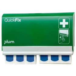 Dávkovač náplastí "Quick Fix Detectable", 90-kusový, detekovateľné náplasti, PLUM