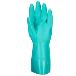 Ochranné rukavice nitril, chemicky odolné, veľkosť: M "Nitrosafe"