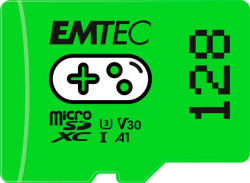 Pamäťová  karta, microSD, 128GB, UHS-I/U3/V30/A1, EMTEC "Gaming"