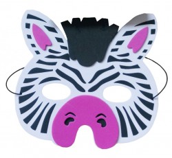 Párty maska Zebra MSZEB-QI