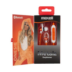Slchadl, bezdrtov, Bluetooth 5.1, s mikrofnom, MAXELL "Metalz Onesie", oranov
