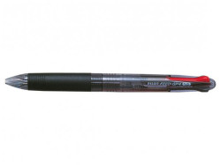 Gukov pero, 0,25 mm, stlac mechanizmus, ierne telo, PILOT "Feed GP4", 4-farebn