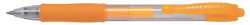 Glov pero, 0,37 mm, stlac mechanizmus, PILOT "G-2 Neon", oranov
