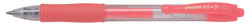 Glov pero, 0,37 mm, stlac mechanizmus, PILOT "G-2 Neon", erven