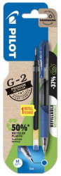 Glov pero, 0,32 mm, stlac mechanizmus, PILOT "G-2", modr + npl