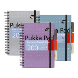 pirlov zoit, A5, linajkov, 100 listov, PUKKA PAD "Metallic Project Book", mix farieb