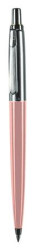 Gukov pero, 0,8 mm, stlac mechanizmus, pastelov ruov telo pera, PAX, modr