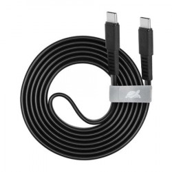 USB kábel, USB-C - USB-C, 1,2 m, RIVACASE "PS6005", čierna