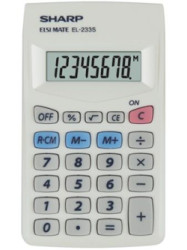 Kalkulaèka, vrecková, 8 miestny displej, SHARP "EL-233S"