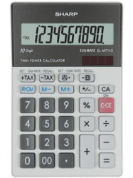 Kalkulaèka, stolová, 10 znakov, SHARP "EL-M711G"