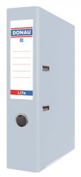 Pákový šanón, 75 mm, A4, PP/kartón, s ochranným spodným kovaním, DONAU "Life", pastelovo modrá