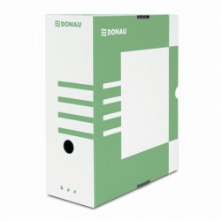 Archivačná krabica, A4, 120 mm, kartón, DONAU, zelená