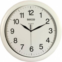 Nstenn hodiny, 33 cm, SECCO, biele