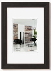 Obrazový rám, drevený, 20x30 cm, "Grado", čierny