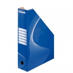 Zakladač, kartónový, 80 mm, zložiteľný, ESSELTE "Standard", modrý