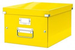 Škatu¾a, rozmer A4, LEITZ "Click&Store", žltá