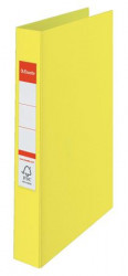 Krúžkový šanón, s 2 krúžkami, 42 mm, A4, PP, ESSELTE "Colour`Ice", žltá