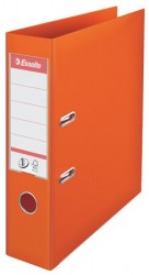 Pákový šanón, 75 mm, A4, PP/PP, s ochranným spodným kovaním, ESSELTE "Standard", oranžový