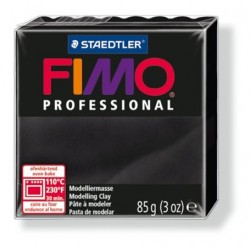 Modelovacia hmota, 85 g, FIMO "Professional", čierna