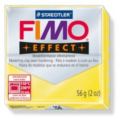Modelovacia hmota, 57 g, polymérová, FIMO "Effect", priehľadná žltá