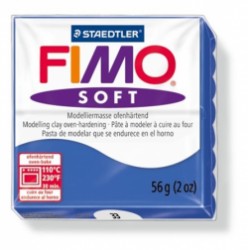 Modelovacia hmota, 57 g, polymérová, FIMO "Soft", lesklá modrá