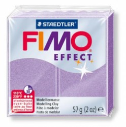 Modelovacia hmota, 57 g, FIMO "Effect", fialová perleťová