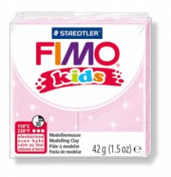 Modelovacia hmota, polymérová, FIMO "Kids", svetloružová
