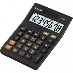 Kalkulačka, stolová, 8 miestny displej, CASIO "MS-8B S"