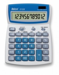 Kalkulačka, stolová, 12 miestny displej, IBICO "212X"