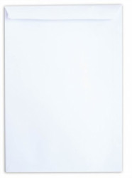 Obálka C4 samolepiaca biela s krycou páskou
