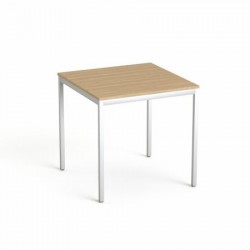 Stôl, univerzálny, s kovovými nohami, 75x75 cm, MAYAH "Freedom SV-37", jaseň