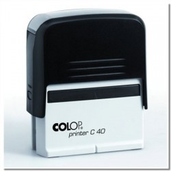 Pečiatka, COLOP "Printer C 40", s čiernou poduškou