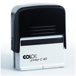 Pečiatka, COLOP "Printer C 40", s modrou poduškou