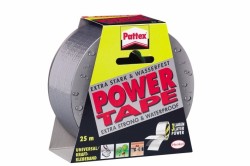 Lepiaca páska, 50 mm x 25 m, HENKEL "Pattex Power Tape", strieborná