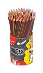 Grafitov ceruzka s gumou, v driaku, HB, trojhrann tvar, MAPED 