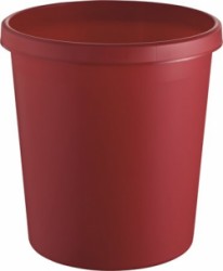 Odpadkový kôš, 18 l, HELIT, červená
