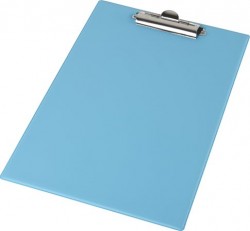 Podloka na psanie,  A4, PANTAPLAST, pastelovo modr