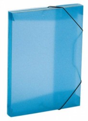 Doska s gumičkou, 30 mm, PP, A4, VIQUEL "Coolbox", modrá