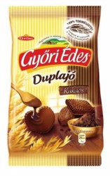 Sušienky "Győri édes duplajó", kakaové, máčané v čokoláde