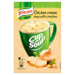 Instantná polievka, 16 g, KNORR "Cup a Soup", krémová slepačia