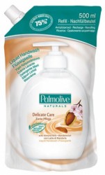 Tekuté mydlo s mandĺovým olejom - náhradná náplň, 0,5 l, PALMOLIVE Delicate Care "Almond Milk"