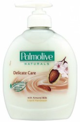Tekuté mydlo, 0,3 l, PALMOLIVE Delicate Care "Almond milk"